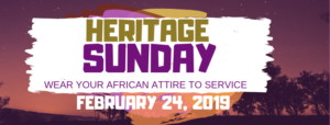 Heritage Sunday @ Uplift Church