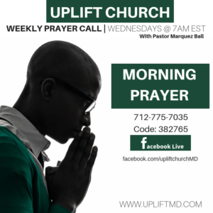 Uplift Prayer Call @ Facebook Live